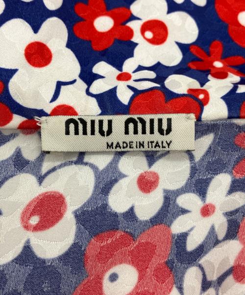 MIU MIU（ミュウミュウ）MIU MIU (ミュウミュウ) ブラウス ブルー サイズ:38の古着・服飾アイテム