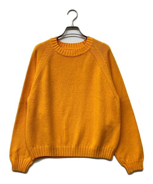 Spick and Span（スピック＆スパン）Spick and Span (スピックアンドスパン) 23SS ミドルゲージ ラグランスリーブプルオーバー オレンジ サイズ:-の古着・服飾アイテム