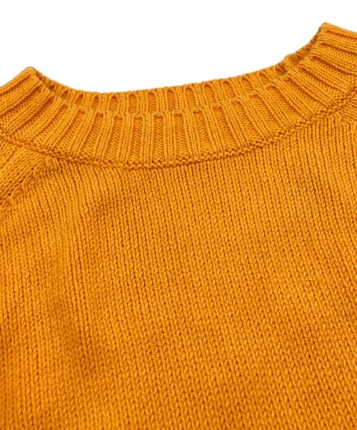 Spick and Span（スピック＆スパン）Spick and Span (スピックアンドスパン) 23SS ミドルゲージ ラグランスリーブプルオーバー オレンジ サイズ:-の古着・服飾アイテム