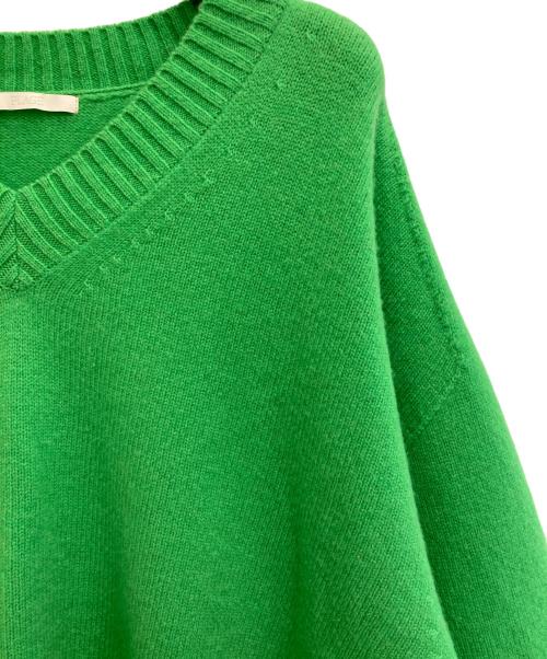 Plage（プラージュ）Plage (プラージュ) ファインウールVネックプルオーバー グリーン サイズ:freeの古着・服飾アイテム