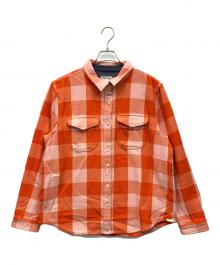 OUTERKNOWN（アウターノーン）の古着「BLANKET SHIRT」｜ピンク