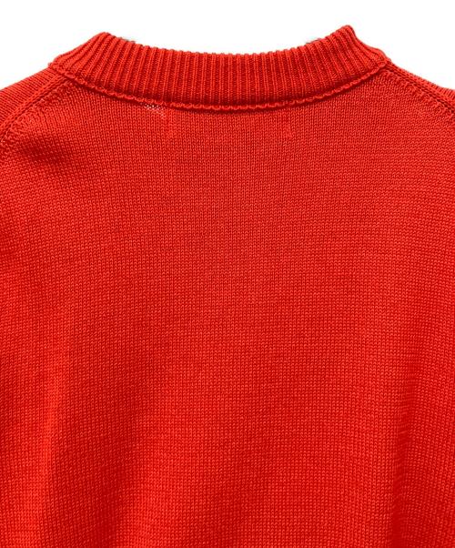 THE SHINZONE（ザ シンゾーン）THE SHINZONE (ザ シンゾーン) LONG RIB CARDIGAN レッド サイズ:Fの古着・服飾アイテム