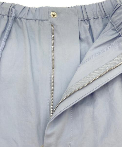 Spick and Span（スピック＆スパン）Spick and Span (スピックアンドスパン) ヴィンテージサテンオーバーパンツ ライトブルー サイズ:38の古着・服飾アイテム
