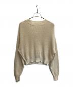 L'appartementアパルトモン）の古着「LINEN BOYS KNIT」｜アイボリー