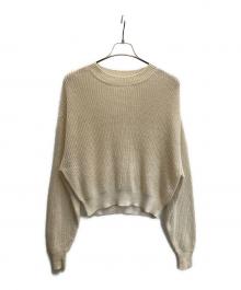 L'appartement（アパルトモン）の古着「LINEN BOYS KNIT」｜アイボリー