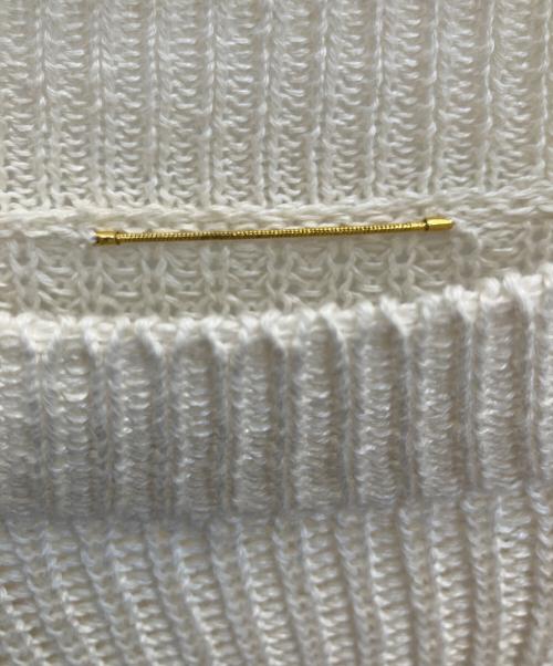 L'appartement（アパルトモン）L'appartement (アパルトモン) LINEN BOYS KNIT アイボリー サイズ:フリーの古着・服飾アイテム