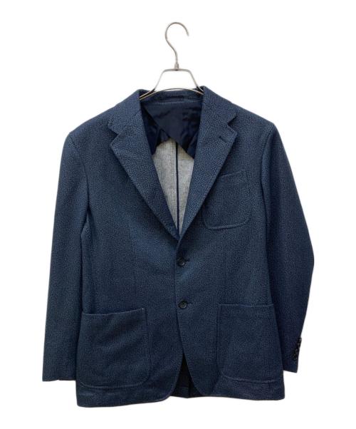 ESTNATION（エストネーション）ESTNATION (エストネーション) ダウンファブリック セットアップジャケット ブルー サイズ:Ⅿの古着・服飾アイテム