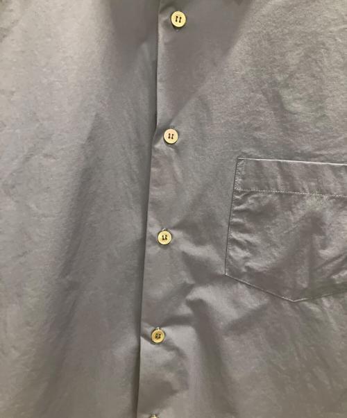 edition（エディション）edition (エディション) ナイロンポリウレタン レギュラーカラーシャツ ネイビー サイズ:М 未使用品の古着・服飾アイテム