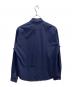 edition (エディション) ナイロンポリウレタン レギュラーカラーシャツ ネイビー サイズ:М 未使用品：6000円