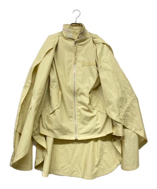G.V.G.V（ジーヴィージーヴィー）G.V.G.V (ジーヴィージーヴィー) M-65 PONCHO COAT イエロー サイズ:34の古着・服飾アイテム