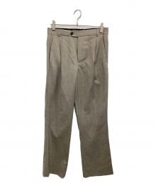 lownn（ローン）の古着「Straight trousers」｜グレー