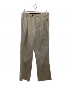中古・古着通販】RAKINES (ラキネス) リネンタックワイドパンツ