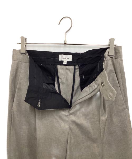 lownn（ローン）lownn (ローン) Straight trousers グレー サイズ:46の古着・服飾アイテム
