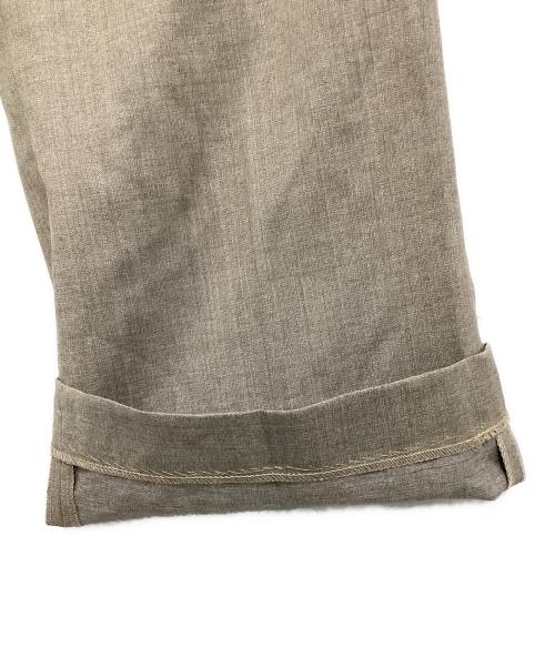 lownn（ローン）lownn (ローン) Straight trousers グレー サイズ:46の古着・服飾アイテム