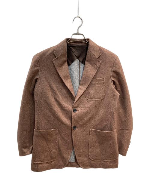 ESTNATION（エストネーション）ESTNATION (エストネーション) ダウンファブリック セットアップジャケット ブラウン サイズ:Mの古着・服飾アイテム