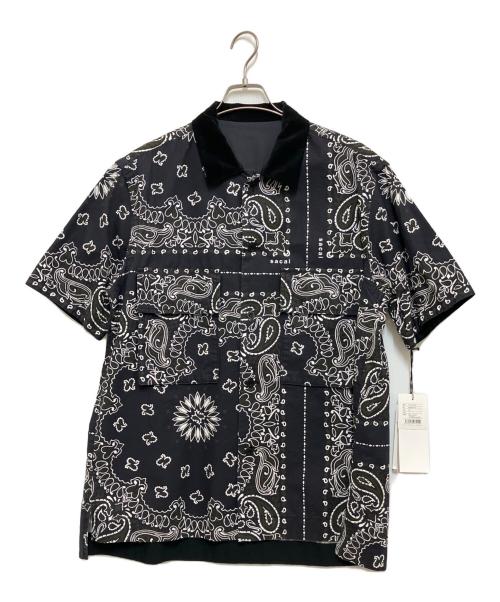 sacai（サカイ）sacai (サカイ) Bandana Print Shirt ブラック サイズ:3 未使用品の古着・服飾アイテム