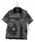 sacai（サカイ）の古着「Bandana Print Shirt」｜ブラック