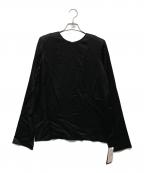 R'IAM PLAGEリアム プラージュ）の古着「サテン ブラウス」｜ブラック