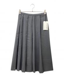 ATTISESSION（アティセッション）の古着「ランダム プリーツ スカート」｜グレー