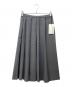 ATTISESSION（アティセッション）の古着「ランダム プリーツ スカート」｜グレー