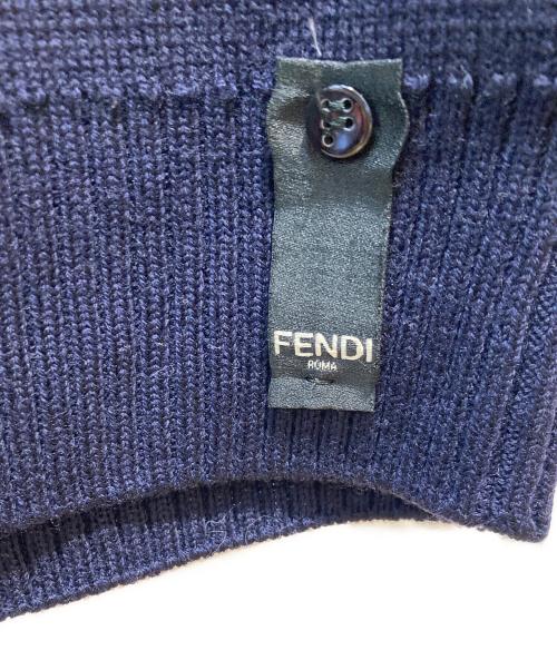 FENDI（フェンディ）FENDI (フェンディ) バッグバグズ モンスター ニット ネイビー サイズ:44の古着・服飾アイテム