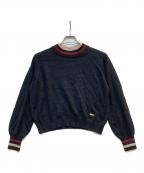 BLUE LABEL CRESTBRIDGEブルーレーベルクレストブリッジ）の古着「ハイネックニット」｜ブラック