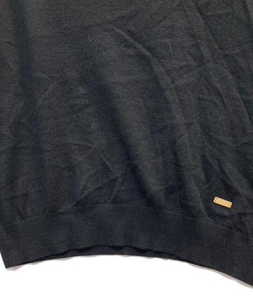 BLUE LABEL CRESTBRIDGE（ブルーレーベルクレストブリッジ）BLUE LABEL CRESTBRIDGE (ブルーレーベルクレストブリッジ) ハイネックニット ブラック サイズ:38の古着・服飾アイテム