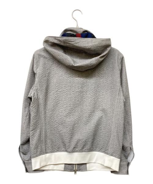 BLACK LABEL CRESTBRIDGE（ブラックレーベル クレストブリッジ）BLACK LABEL CRESTBRIDGE (ブラックレーベル クレストブリッジ) ジップアップジャケット グレー サイズ:Lの古着・服飾アイテム