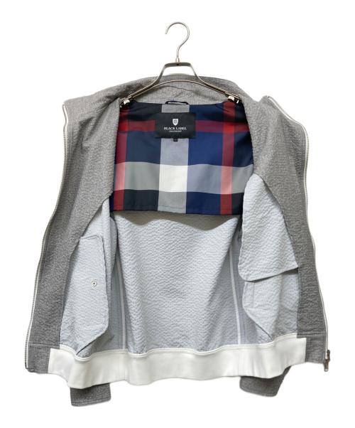 BLACK LABEL CRESTBRIDGE（ブラックレーベル クレストブリッジ）BLACK LABEL CRESTBRIDGE (ブラックレーベル クレストブリッジ) ジップアップジャケット グレー サイズ:Lの古着・服飾アイテム