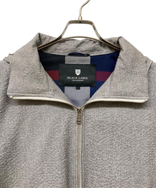 BLACK LABEL CRESTBRIDGE（ブラックレーベル クレストブリッジ）BLACK LABEL CRESTBRIDGE (ブラックレーベル クレストブリッジ) ジップアップジャケット グレー サイズ:Lの古着・服飾アイテム