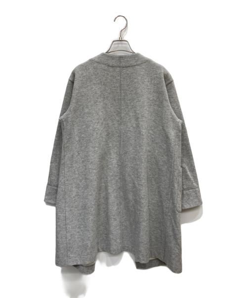 BLUE LABEL CRESTBRIDGE（ブルーレーベルクレストブリッジ）BLUE LABEL CRESTBRIDGE (ブルーレーベルクレストブリッジ) ノーカラーコート グレー サイズ:38の古着・服飾アイテム