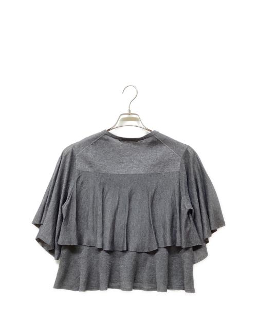 qualite（カリテ）qualite (カリテ) ラメフレアニットプルオーバー グレー サイズ:FREEの古着・服飾アイテム