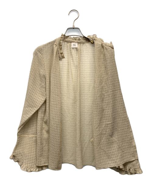 IENA LA BOUCLE（イエナ ラ ブークル）IENA LA BOUCLE (イエナ ラ ブークル) ブライトサッカーブラウス ベージュ サイズ:‐の古着・服飾アイテム