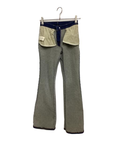 L'appartement（アパルトモン）L'appartement (アパルトモン) デニムパンツ インディゴ サイズ:63.5cm (W25)の古着・服飾アイテム