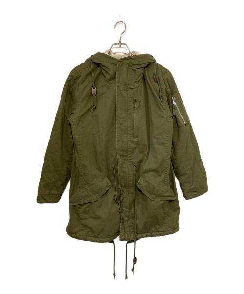 HALHAM（ハルハム）HALHAM (ハルハム) モッズコート カーキ サイズ:Ⅼの古着・服飾アイテム