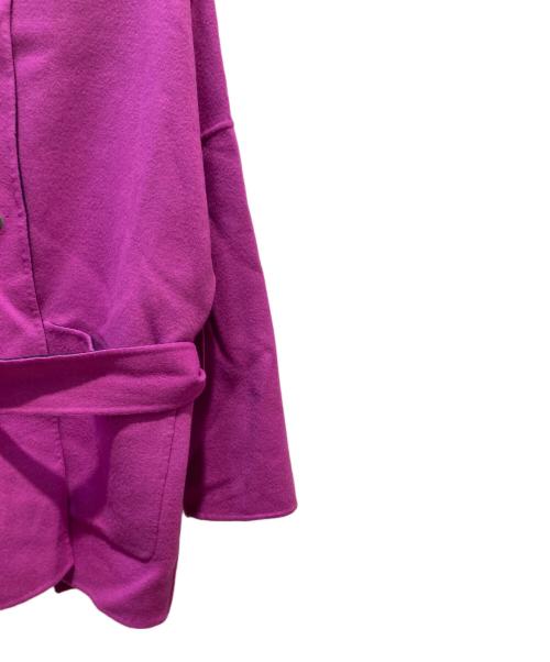 Demi-Luxe Beams（デミルクス ビームス）Demi-Luxe BEAMS (デミルクス ビームス) ミドル丈リバーコート NV/MAGENTA サイズ:34 未使用品の古着・服飾アイテム