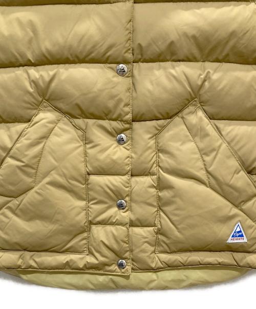 Cape HEIGHTS（ケープハイツ）Cape HEIGHTS (ケープハイツ) レザー切替ダウンベスト ベージュ サイズ:Ｓの古着・服飾アイテム