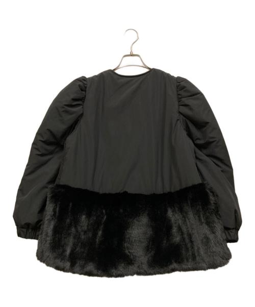 CELFORD（セルフォード）CELFORD (セルフォード) エコファーコンビブルゾン ブラック サイズ:SIZE 36の古着・服飾アイテム