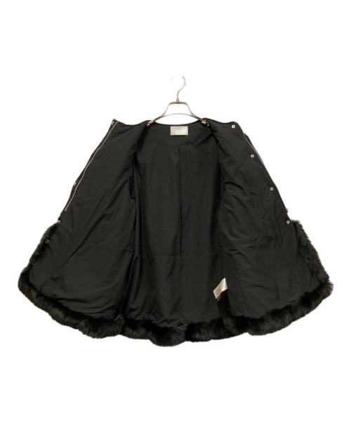 CELFORD（セルフォード）CELFORD (セルフォード) エコファーコンビブルゾン ブラック サイズ:SIZE 36の古着・服飾アイテム