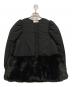 CELFORD（セルフォード）の古着「エコファーコンビブルゾン」｜ブラック