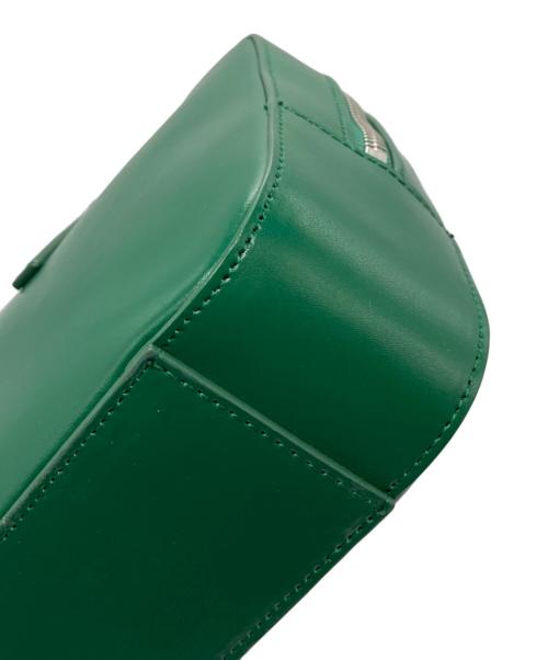 YAHKI（ヤーキ）YAHKI (ヤーキ) スクエアハンドバッグ グリーンの古着・服飾アイテム