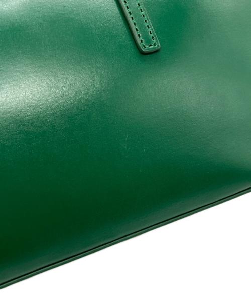 YAHKI（ヤーキ）YAHKI (ヤーキ) スクエアハンドバッグ グリーンの古着・服飾アイテム