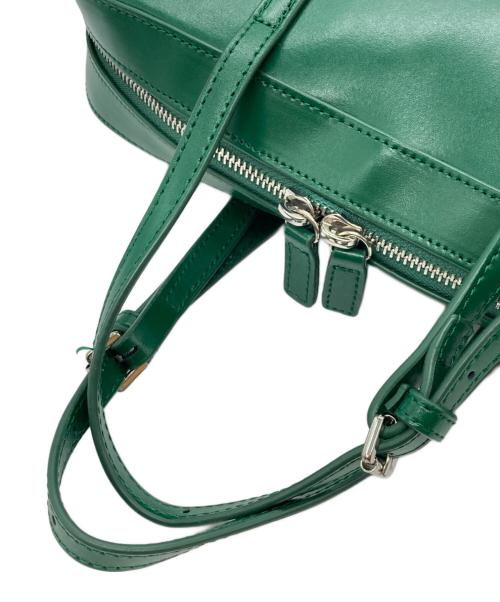 YAHKI（ヤーキ）YAHKI (ヤーキ) スクエアハンドバッグ グリーンの古着・服飾アイテム