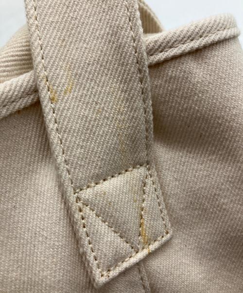 KENZO（ケンゾー）KENZO (ケンゾー) Poppyトートバッグ ベージュ×レッドの古着・服飾アイテム