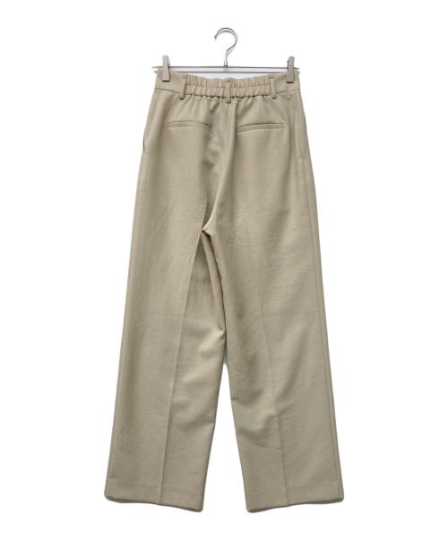 NOLLEY'S（ノーリーズ）NOLLEY'S (ノーリース) ウォッシャブル愛されイージータックワイドパンツ ベージュ サイズ:38の古着・服飾アイテム