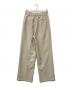 NOLLEY'S (ノーリース) ウォッシャブル愛されイージータックワイドパンツ ベージュ サイズ:38：3980円