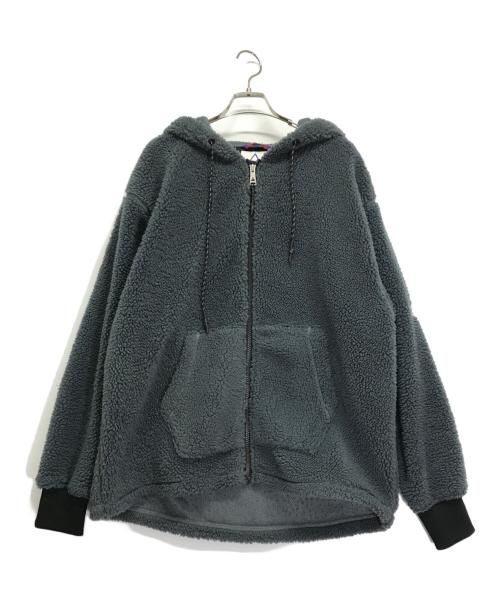 Cape HEIGHTS（ケープハイツ）CAPE HEIGHTS (ケープハイツ) フリースジップアップパーカー チャコールグレー サイズ:OSの古着・服飾アイテム