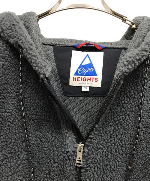 Cape HEIGHTS（ケープハイツ）CAPE HEIGHTS (ケープハイツ) フリースジップアップパーカー チャコールグレー サイズ:OSの古着・服飾アイテム
