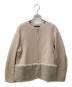 EPOCA（エポカ）の古着「ダンボールニットノーカラージャケット」｜ベージュ