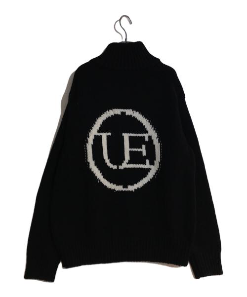 uniform experiment（ユニフォームエクスペリメント）uniform experiment (ユニフォームエクスペリメント) HALF ZIP SWEATER/ハーフジップセーター ブラック サイズ:3の古着・服飾アイテム